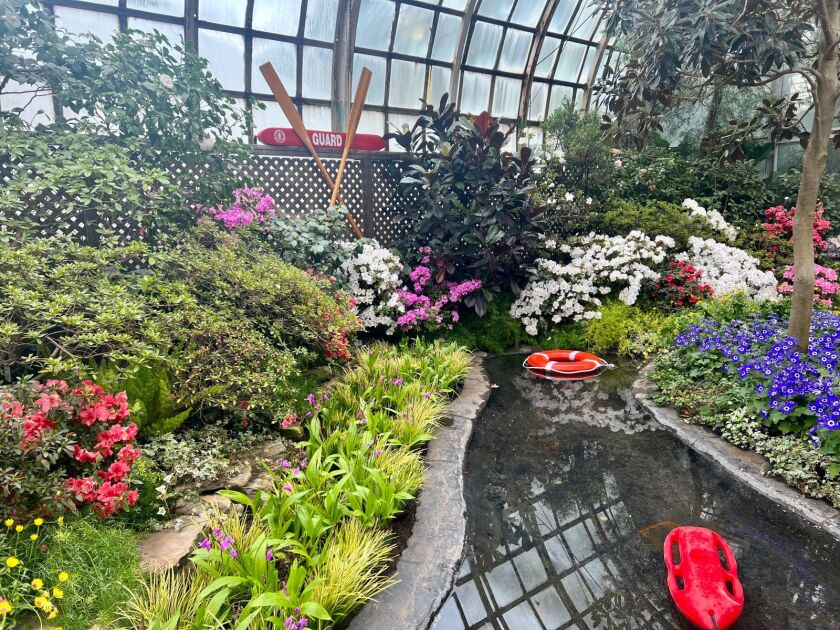 Inside the Lincoln Park Conservatory.