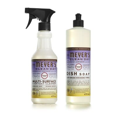 Compassion Flower Dish Soap and Multi-Surface Everyday Cleaner (CNW Group/Mrs. Meyer's Clean Day)