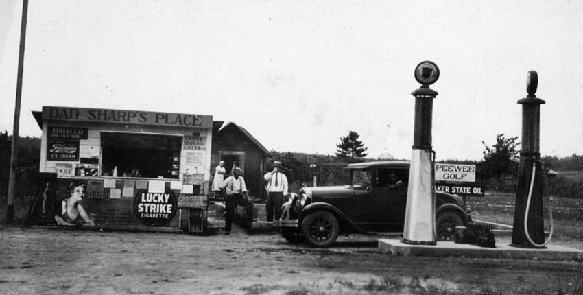 Dad Sharp’s Place circa 1925.
