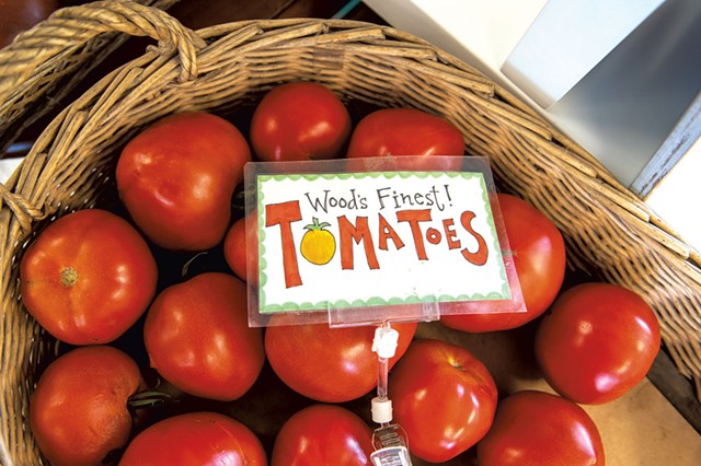 Fresh produce from Wood's Market Garden - CALEB KENNA