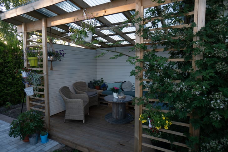 Cozy pergola