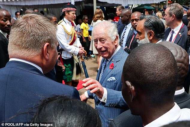 Charles later visited Eastlands Library in Nairobi
