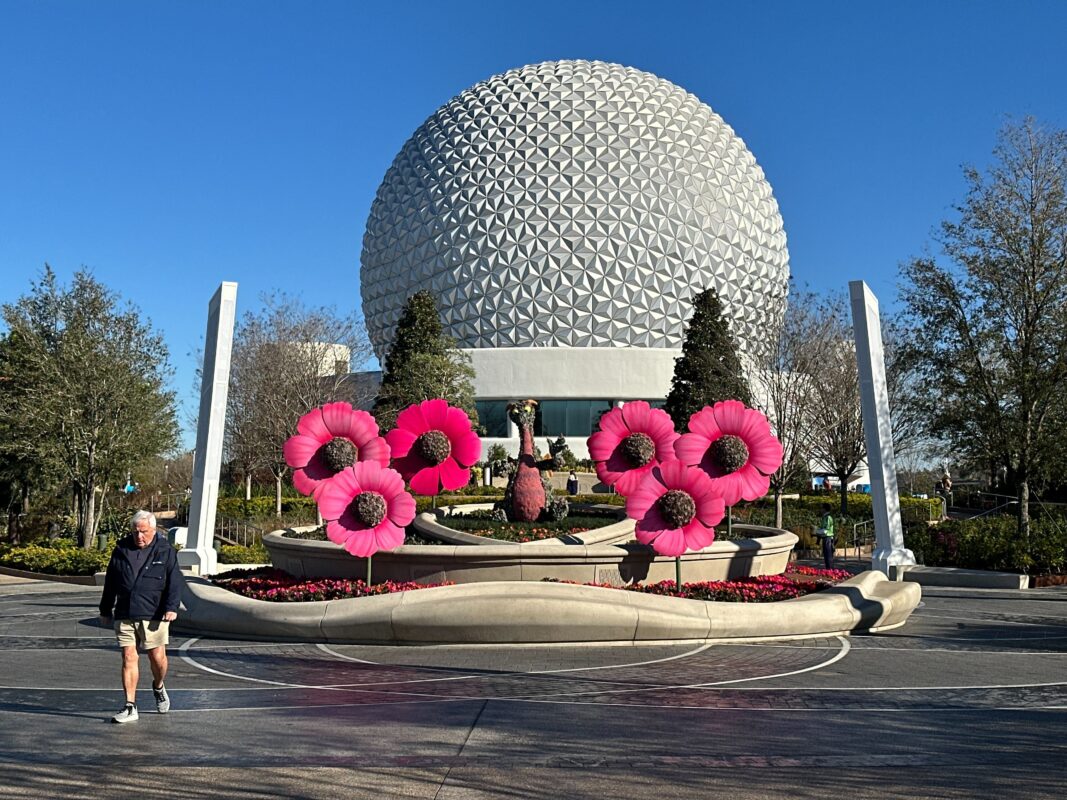 Figment topiary in World Celebration
