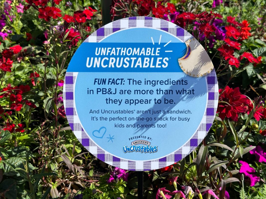 A sign advertising Uncrustables.