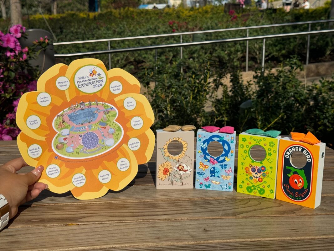 Spike's Pollen-Nation Exploration Scavenger Hunt map and prizes