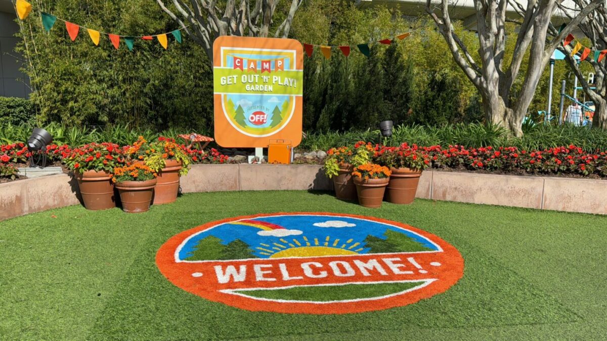 Camp Get Out 'N' Play Garden entrance