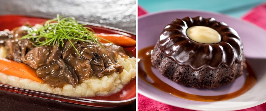 A two-photo collage of dishes from Northern Bloom.