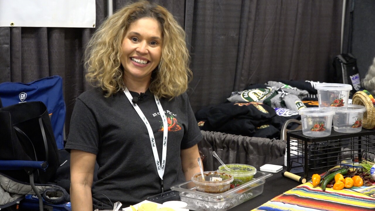 Carla with Aye Que Pica Salsa