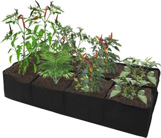 Raised gardening bed