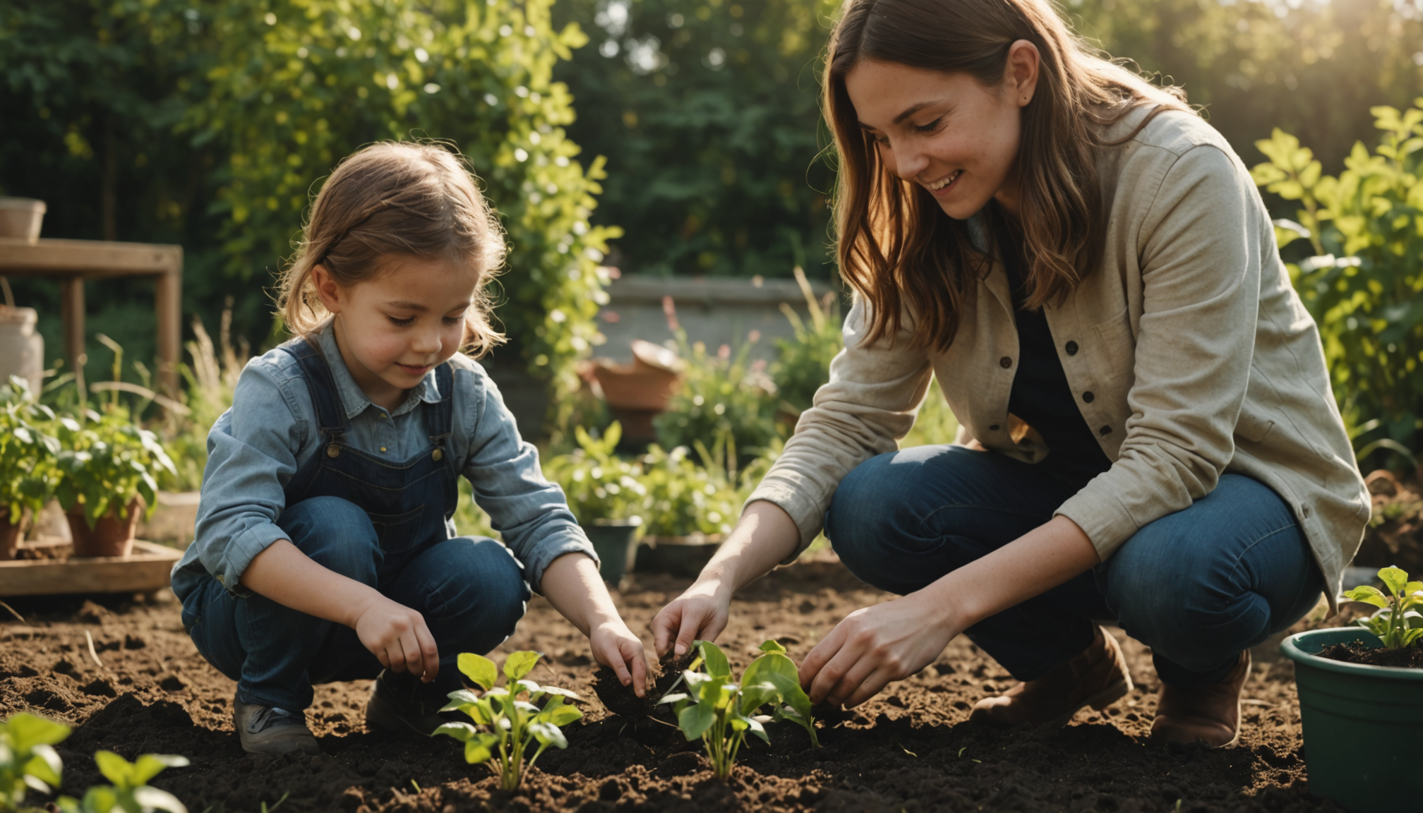 Children's health benefits from family gardening